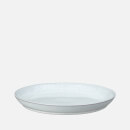 Denby White Speckle Coupe Dinner Plates - Set of 4