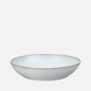 Denby White Speckle Pasta Bowls - Set of 4