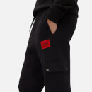 HUGO Dwellrom Badge Logo Cotton-Jersey Sweatpants - S