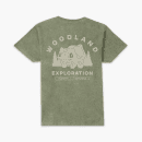 Pokémon Woodland Exploration Unisex T-Shirt - Khaki Acid Wash