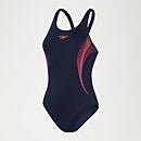 Women's Placement Muscleback Swimsuit Navy/Pink