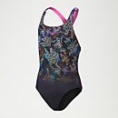 Girls' Digital Placement Medalist Swimsuit Black/Coral