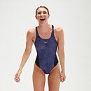 Women's Club Training Allover Digital Recordbreaker Swimsuit Blue/Black