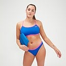 Bas de bikini Femme Club Training Solid avec ceinture bleu