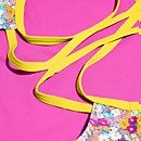 Club Training All-Over Digital Starback-Badeanzug für Damen Mango/Pink