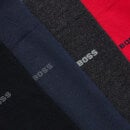 BOSS Bodywear 4 Pack Jacuard Cotton-Blend Socks Gift Set