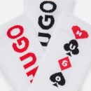 HUGO Bodywear 3 Pack Card Design Cotton-Blend Socks - EU 39-EU 42