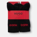 HUGO Bodywear 6 Pack Cotton-Blend Ribbed Socks
