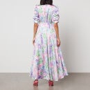 Cras Kaylacras Floral-Print Satin Maxi Dress - EU 34/UK 8