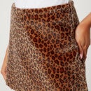 MAX&Co. Sorriso Faux Calf Fur Skirt - XS