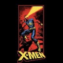 X-Men Cyclops Energy Beam  Women's Cropped Hoodie - Black