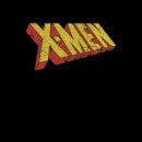 X-Men Retro Logo Women's Cropped Hoodie - Black