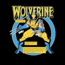 X-Men Wolverine Bio  Women's Cropped Sweatshirt - Black