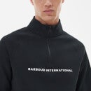 Barbour International Motored Cotton-Blend Funnel Sweatshirt - S