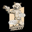 Guardians of the Galaxy Rocket Raccoon Oh Yeah! Women's Cropped Hoodie - Black