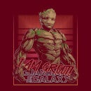Guardians of the Galaxy I Am Retro Groot! Hoodie - Burgundy
