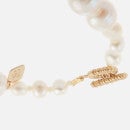 Anni Lu Gold-Tone and Glass Pearl Bracelet