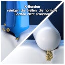 Oral-B Pro CrossAction Aufsteckbürsten für elektrische Zahnbürste, X-förmige Borsten, briefkastenfähige Verpackung, 12 Stück