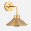 Nkuku Galago Bathroom Wall Lamp - Antique Brass