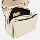 Karl Lagerfeld Disk Logo Leather Crossbody Bag