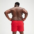 Men's Plus Size Essential 16" Swim Shorts Red