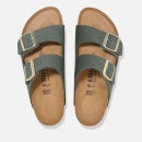 Birkenstock Women's Arizona Slim-Fit Nubuck Double Strap Sandals