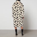 Jakke Katie Printed Faux Fur Coat - XS
