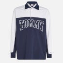 Tommy Jeans Cotton-Jersey Colorblock Rugby Shirt - S