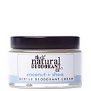 The Natural Deodorant Co. Gentle Deodorant Cream Coconut + Shea (Unscented) 55g