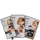 Iroha Nature Charcoal Mask Kit Set of 3 Masks for Face; Sheet, Peel & Strip