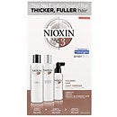 Nioxin 3D Care System System 3, 3 Part System Kit For Colored Hair With Light Thinning