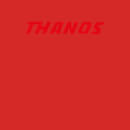 Avengers Thanos Comics Logo Hoodie - Red