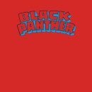 Avengers Black Panther Comics Logo Men's T-Shirt - Red