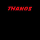 Avengers Thanos Comics Logo Men's T-Shirt - Black