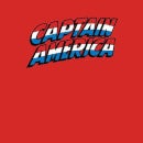 Avengers Captain America Comics Logo Men's T-Shirt - Red