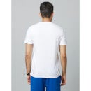 Men Mumbai Indians Graphic Printed White Short Sleeves Round Neck Tshirt