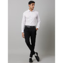 Formal Solid White Long Sleeves Shirt