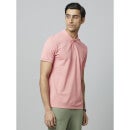 Solid Pink Short Sleeves Polo