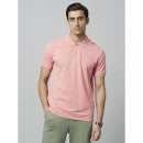 Solid Pink Short Sleeves Polo