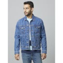 Blue Solid Full Sleeves Fashion Jackets (DUDENS)