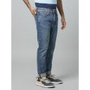 Blue Mid-Rise Light Shade Light Fade Stretchable Jeans (DOCARROT2)