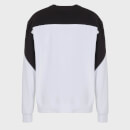 Emporio Armani EA7 Panelled Cotton-Blend Sweatshirt - XL