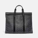 Coach Signature Metropolitan Faux Leather Portfolio Bag
