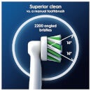 Oral B CrossAction White Toothbrush Head - Pack of 10 Counts