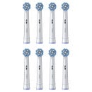 Oral B Sensitive Clean White Toothbrush Head - Pack of 8 Counts