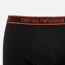 Emporio Armani Three-Pack Stretch-Cotton Jersey Boxer Trunk - S