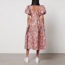 Sister Jane Dream Nerissa Floral-Print Jacquard Midi Dress - XS/UK 6