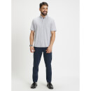 Grey Classic Knit Slim Fit Cotton Casual Shirt (BARIK)