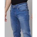 Blue Straight Fit Heavy Fade Jeans (BOSEASTL)