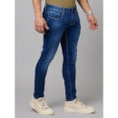 Blue Mid-Rise Jean Slim Fit Clean Look Heavy Fade Jeans (DOANKLENEW1)